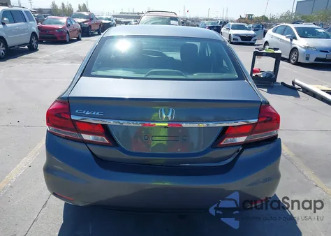 2013 Honda Civic Ex из США, поврежденный, VIN 19XFB2F8XDE224516